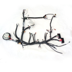 Excavator wiring harness